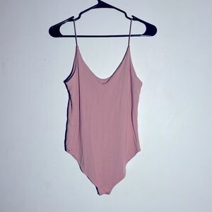 Light pink/blush gaze bodysuit, size medium